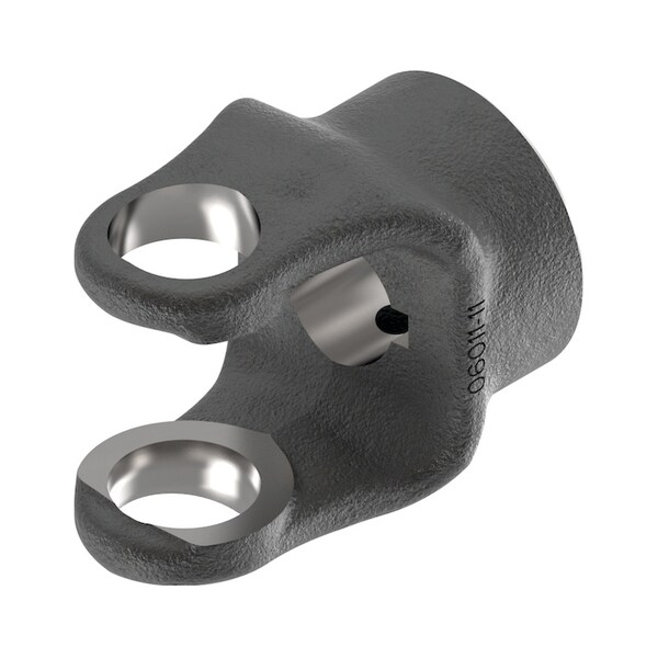 Implement Yoke, 15/16" Round Bore, 1/4" Keyway, W/ Set Screw 3" x3" x2"